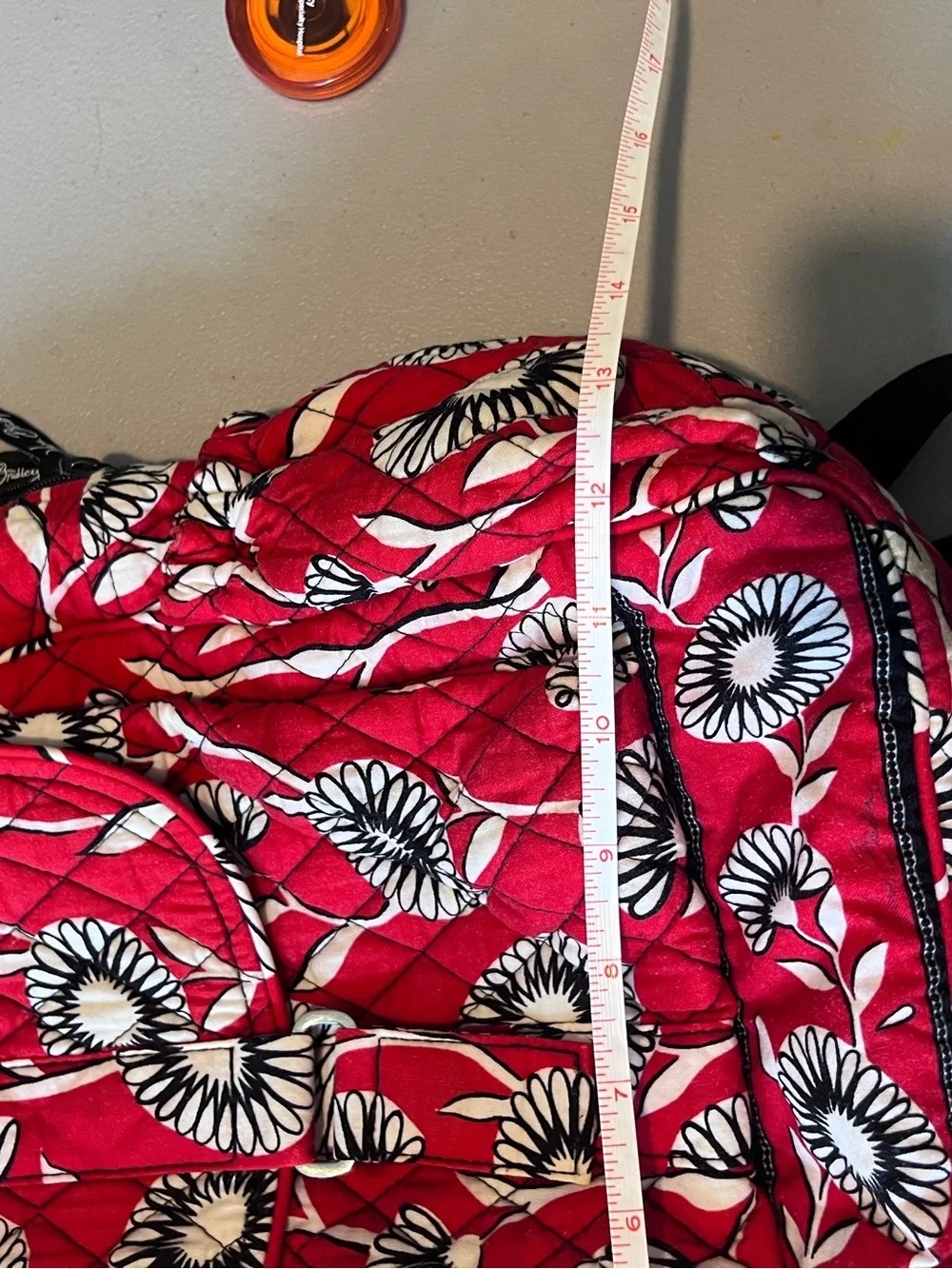 Vera Bradley small backpack in deco daisy